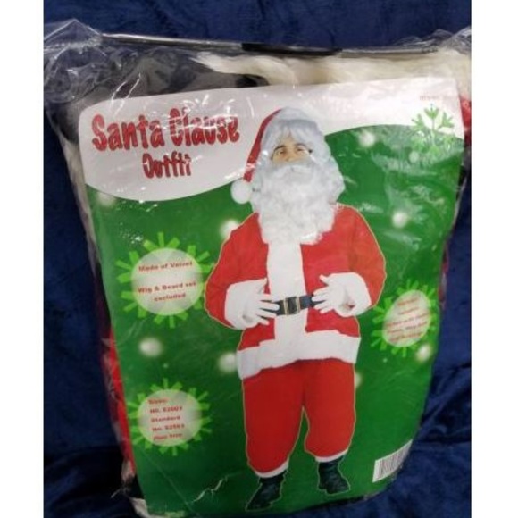 Santa Claus outfit velvet one size LAST ONE - Picture 3 of 8